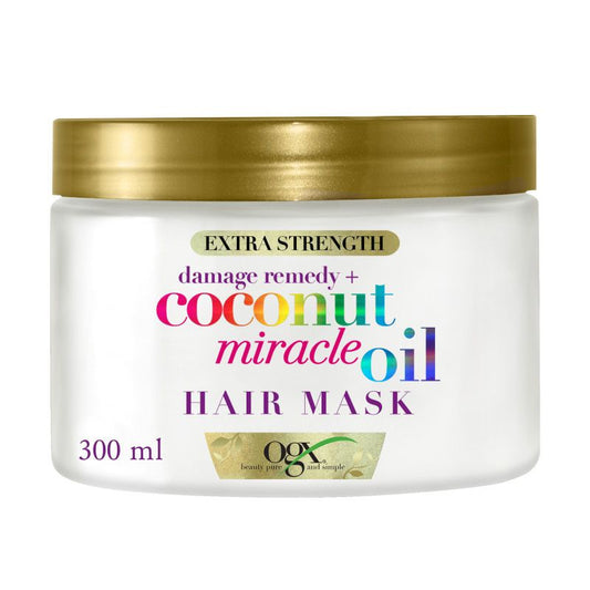OGX Miracle Coconut Oil Hair Mask, Repairs and Revives Damaged and Fragile Hair, 168g