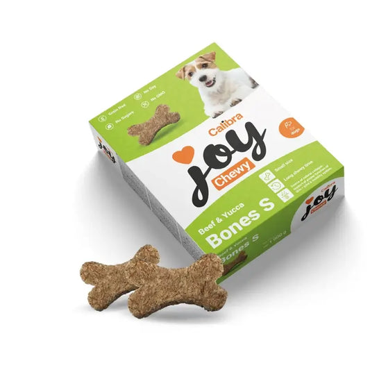 Calibra Joy Dog Chewy Bone S Beef & Yucca, 40 Units X 1000 Gr