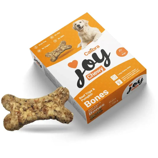 Calibra Joy Dog Chewy Beef Bone & Pumpkin, 30 Units X 720 Gr