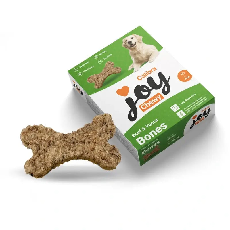 Calibra Joy Dog Chewy Beef Bone & Yucca, 30 pcs. x 850 gr.