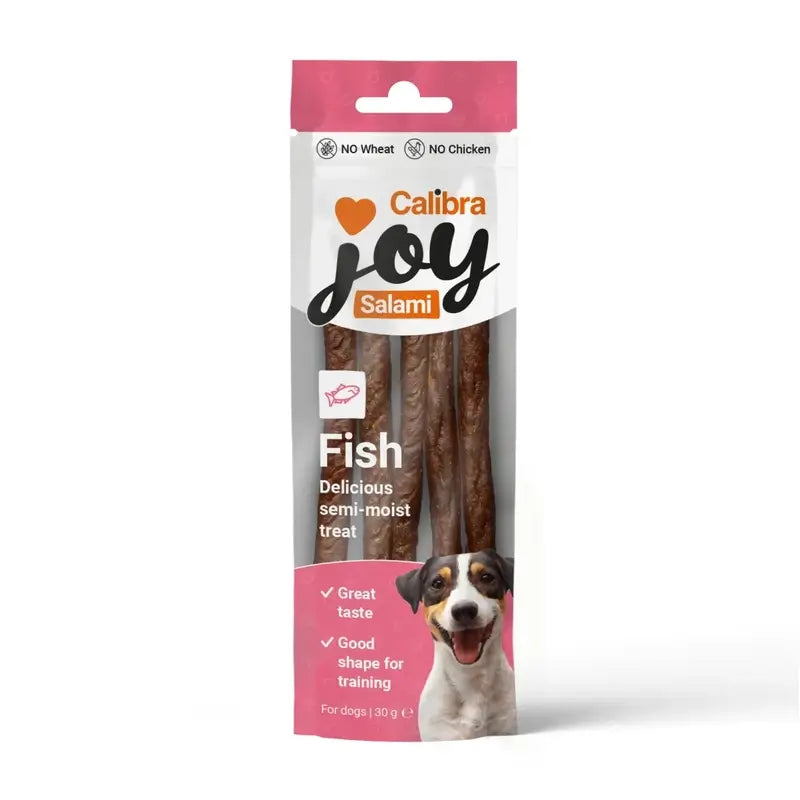 Calibra Joy Dog Salami Fish, 20 units x 30 grams