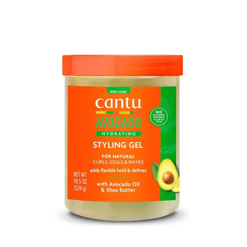 Cantu Avocado Hydrating Gel 524 Gr (Alcohol Free)