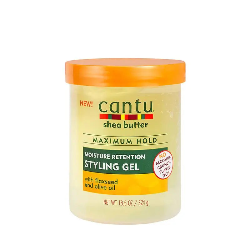 Cantu Shea Butter Styling Gel With Flax Seed+Olive Oil 524G (Moisture Retention)