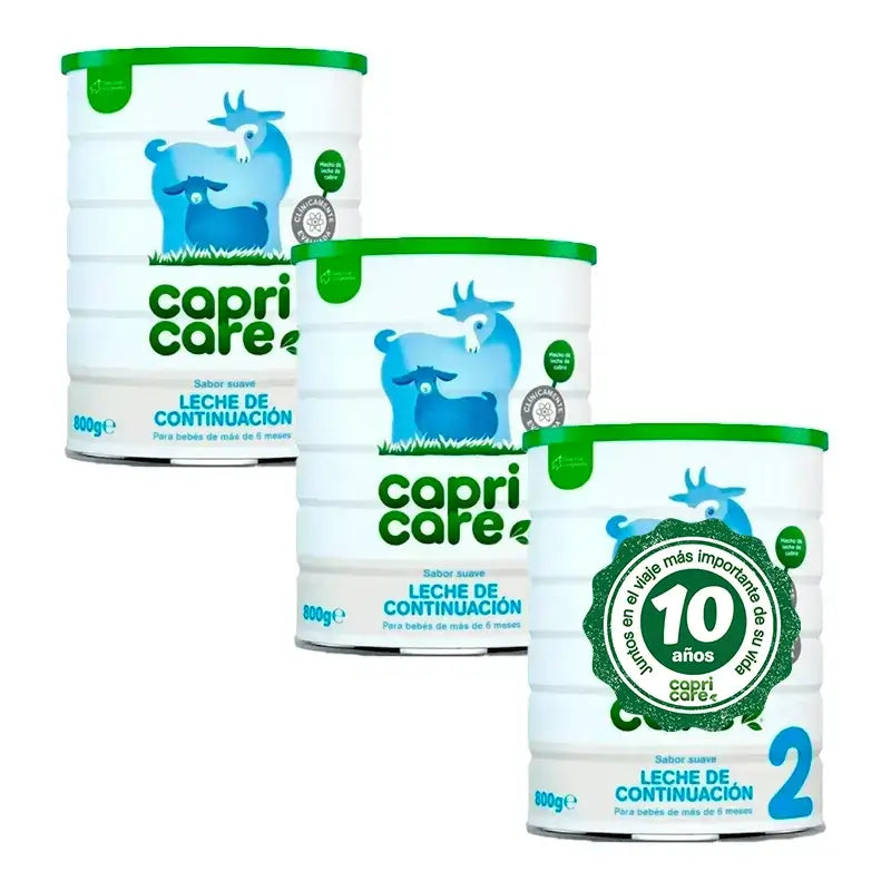 Capricare 2 Continuation Milks, 3 X 800 Gr Pack
