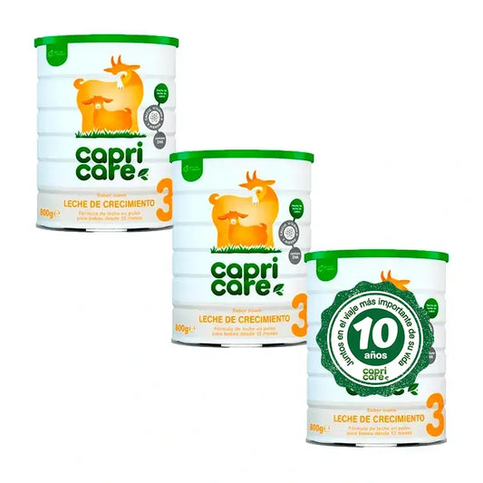 Capricare 3 Growing Up Milk, Pack 3 X 800 Gr