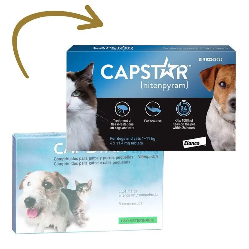 Capstar 11,45Mg Dog and Cat 1-11Kg , 6 Tablets