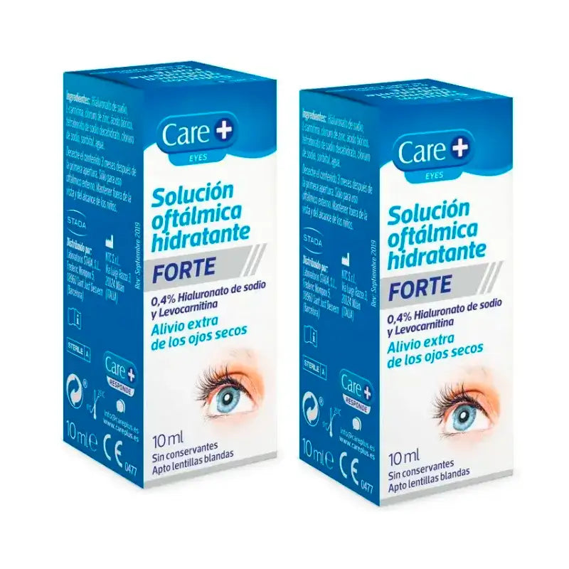 Care+ Ophthalmic Solution Forte, Pack 2 x 10 ml