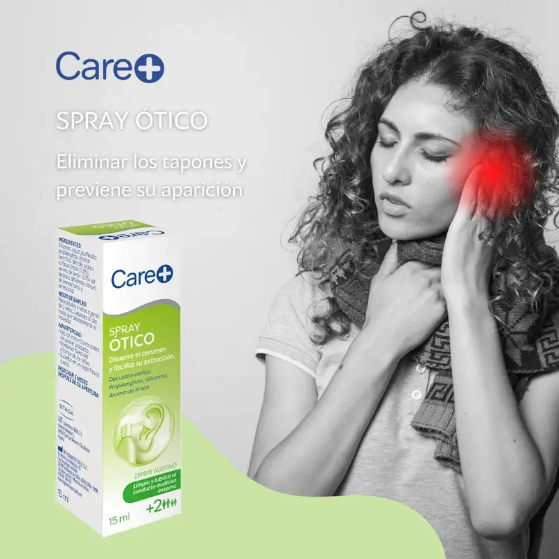 Care+ Ear Cleaning Spray For Adults & Children +2 Years , 15 ml