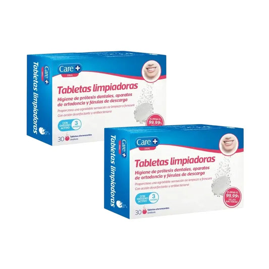 Care+ Cleansing Tablets, 2X30 Units