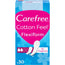 Carefree Cotton Flexiform Fragrance-Free Nonscented Absorbency Panty Liner, 30 Units