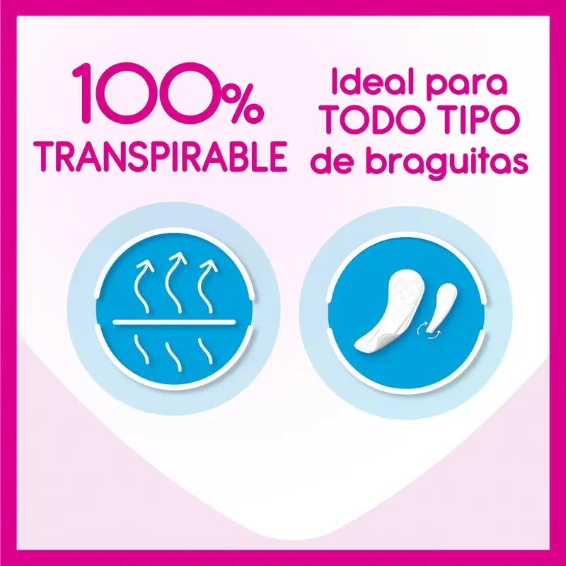 Carefree Cotton Flexiform Fragrance-Free Nonscented Absorbency Panty Liner, 30 Units