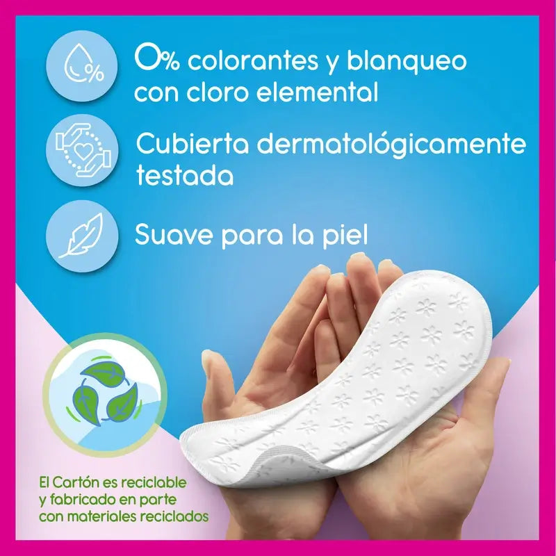 Carefree Cotton Flexiform Fragrance-Free Nonscented Absorbency Panty Liner, 30 Units