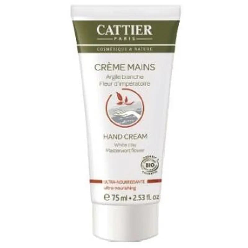 Cattier Crema De Manos Ultra Nutritiva 75Ml.
