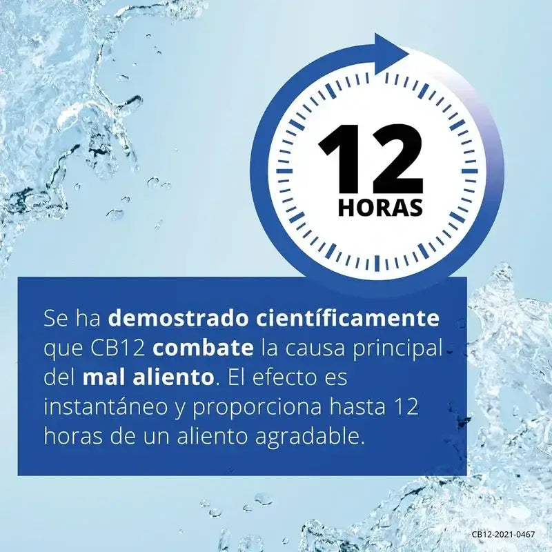 CB12 Mint Mouthwash Mint Flavoured Halitosis Mouthwash, 250 ml