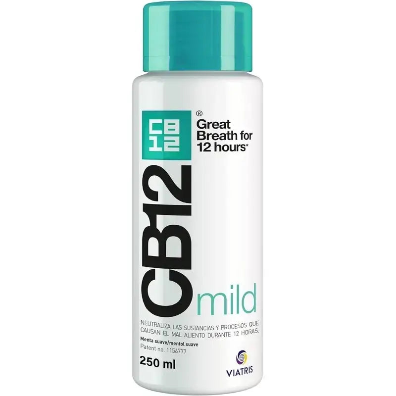 Cb12 Mild Mouthwash Mild Mint Flavoured Halitosis Mouthwash, 2X250 Ml
