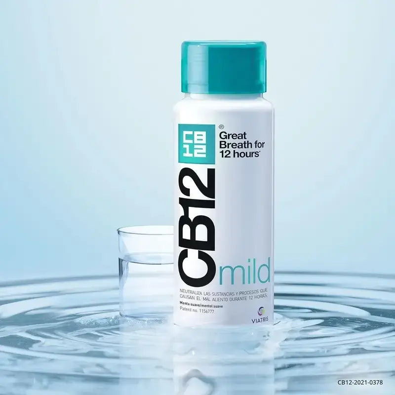 Cb12 Mild Mouthwash Mild Mint Flavoured Halitosis Mouthwash, 2X250 Ml