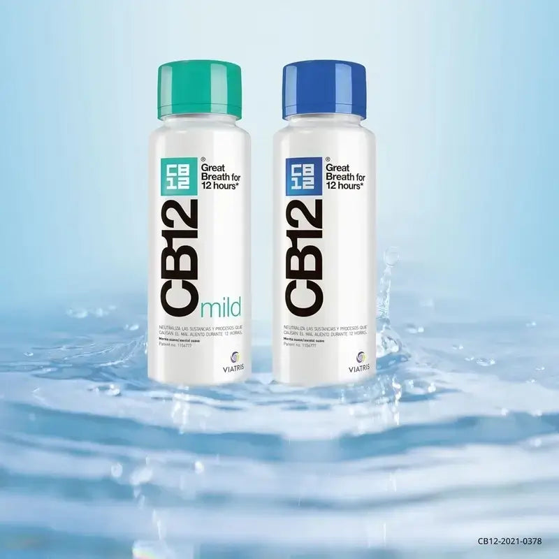 CB12 Mild Mild Mild Mint Flavoured Halitosis Mouthwash, 250ml