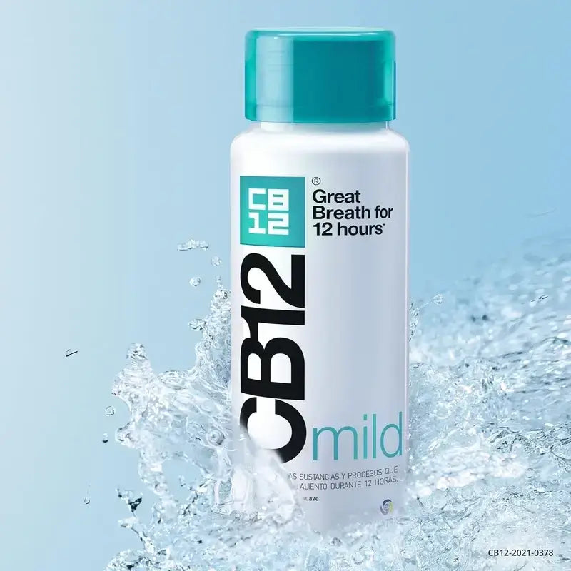 CB12 Mild Mild Mild Mint Flavoured Halitosis Mouthwash, 250ml