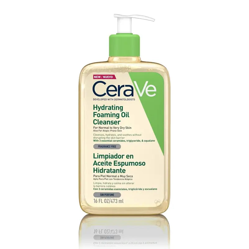 CeraVe Moisturising Foaming Cleansing Oil, 473 ml