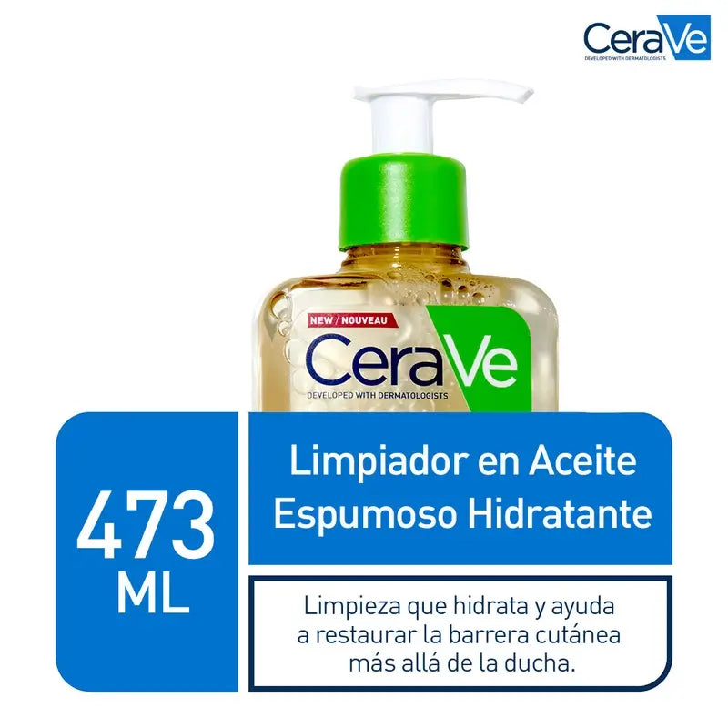 CeraVe Moisturising Foaming Cleansing Oil, 473 ml