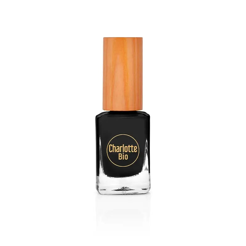 Charlotte Bio Nail Polish Black 10 Ml