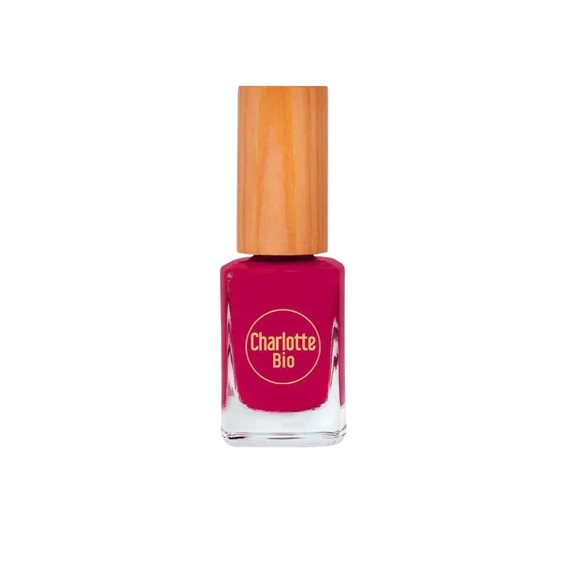 Charlotte Bio Nail Polish Raspberry 10 Ml