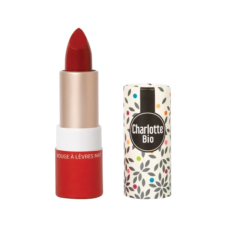 Charlotte Bio Matte Lipstick Poppy 3,5 G