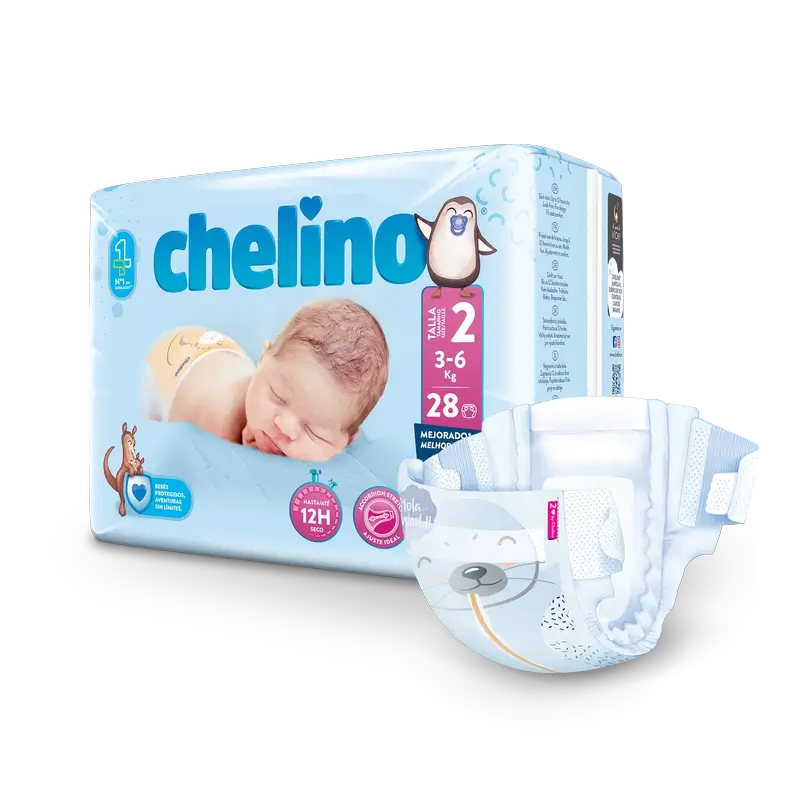 Chelino Nappy Size 2 (3-6 Kg) , 28 units