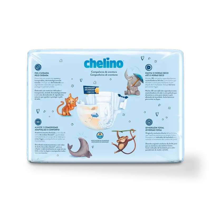 Chelino Nappy Size 3 (4-10 Kg) , 36 units