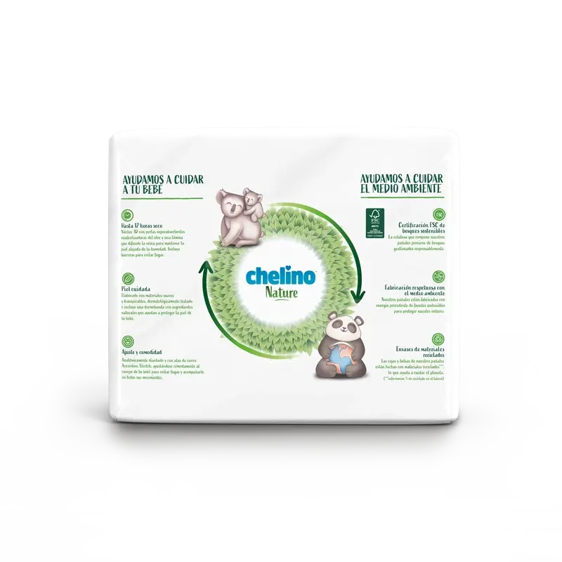 Chelino Nature Nappy Size 6 (17-28 Kg) , 27 units