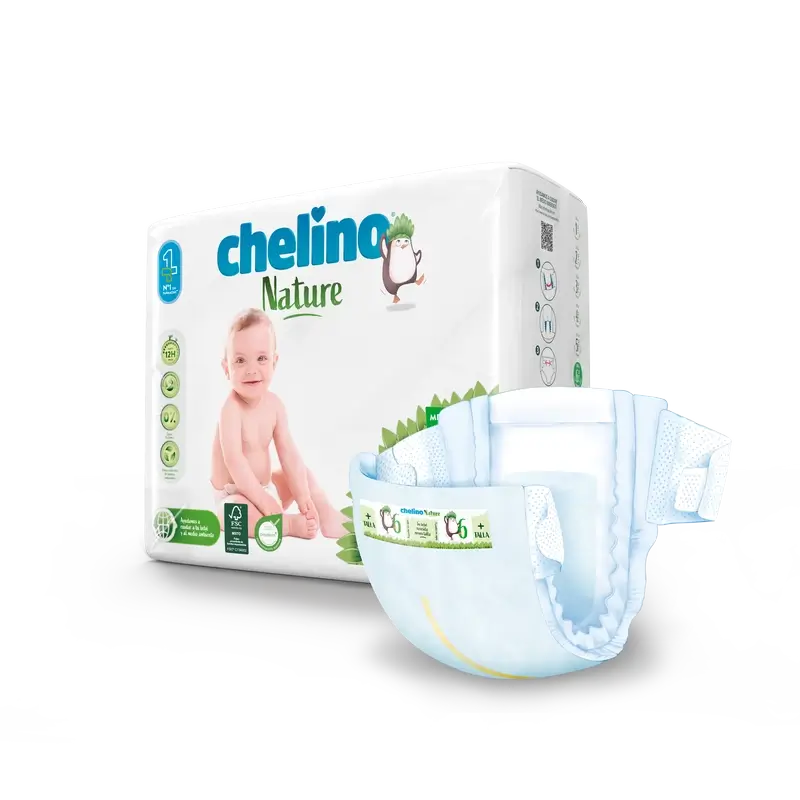 Chelino Nature Nappy Size 6 (17-28 Kg) , 27 units