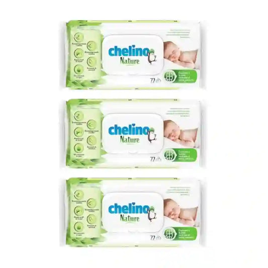 Chelino Nature Infant Wipes , 3X72 Units