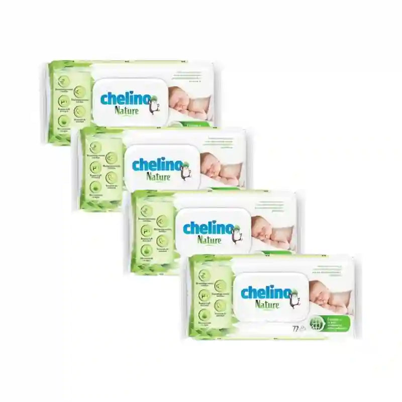 Chelino Nature Infant Wipes , 4X72 Units