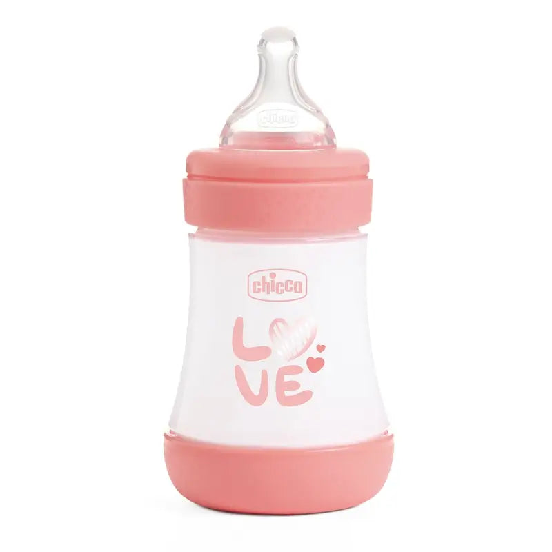 Chicco Baby Bottle Perfect5 Pink Normal Flow 150 Ml 0M+