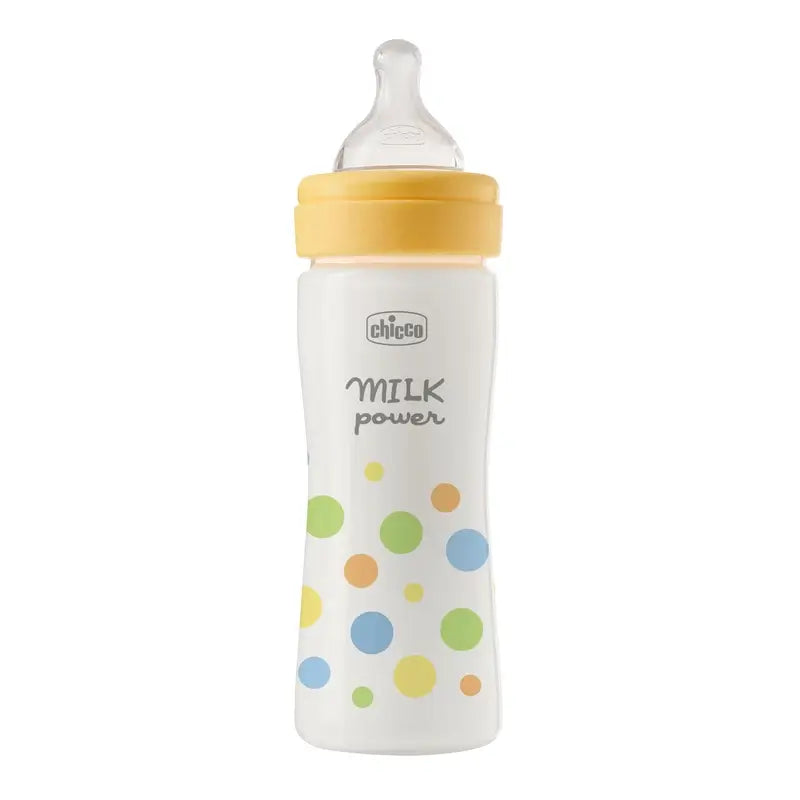 Chicco Perfecteasy Silicone Baby Bottle Yellow 250 Ml Medium Flow 2M+