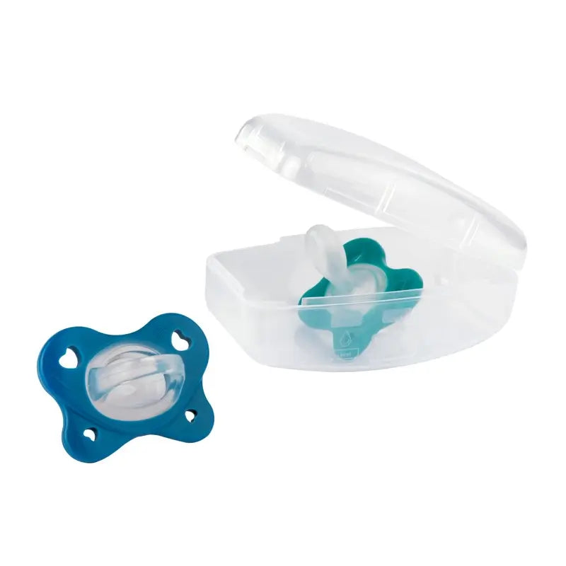 Chicco Physioforma Dual Soft Silicone Pacifier Blue 16-36M 2 Units