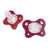 Chicco Physioforma Dual Soft Silicone Pacifier Pink 16-36M 2 Units