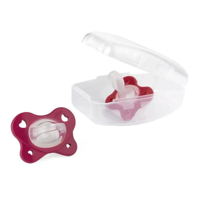 Chicco Physioforma Dual Soft Silicone Pacifier Pink 16-36M 2 Units