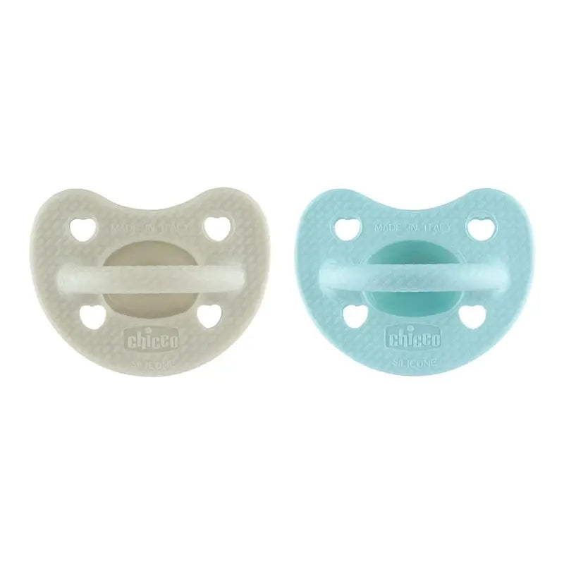Chicco Pacifier Physioforma Luxe 6-16 Az-Gr , 2 units