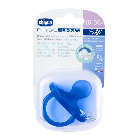 Chicco Physioforma Soft Soother Blue 16-36M 1 Unit
