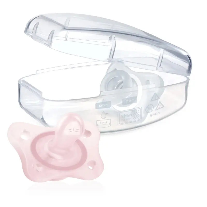 Chicco Pacifier Physioforma Minisoft Pink 0-2M 2 Units