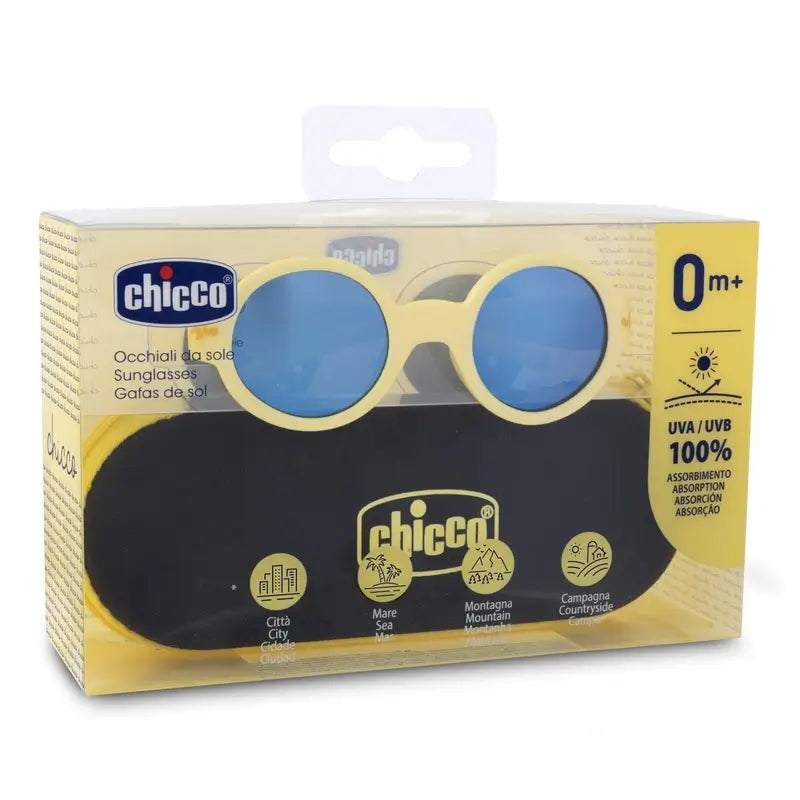 Chicco Sunglasses Mirrored Lens Yellow 0M+ , 1 piece