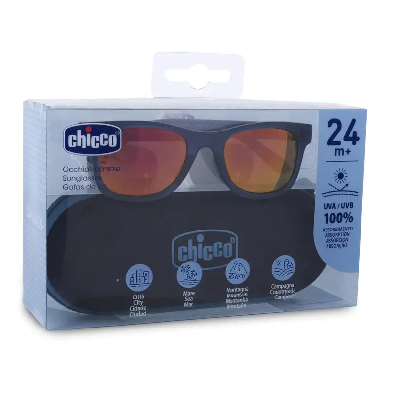 Chicco Sunglasses Mirrored Lens Blue 24M+ , 1 piece