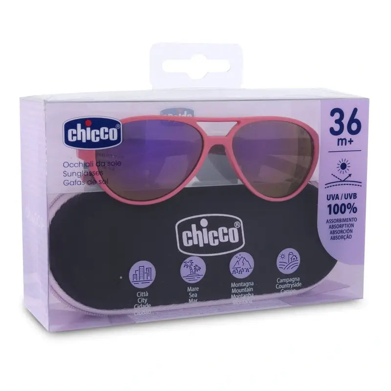 Chicco Sunglasses Mirrored Lens Pink 36M+ , 1 piece