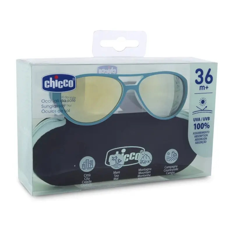 Chicco Sunglasses Mirrored Lens Green 36M+ , 1 piece