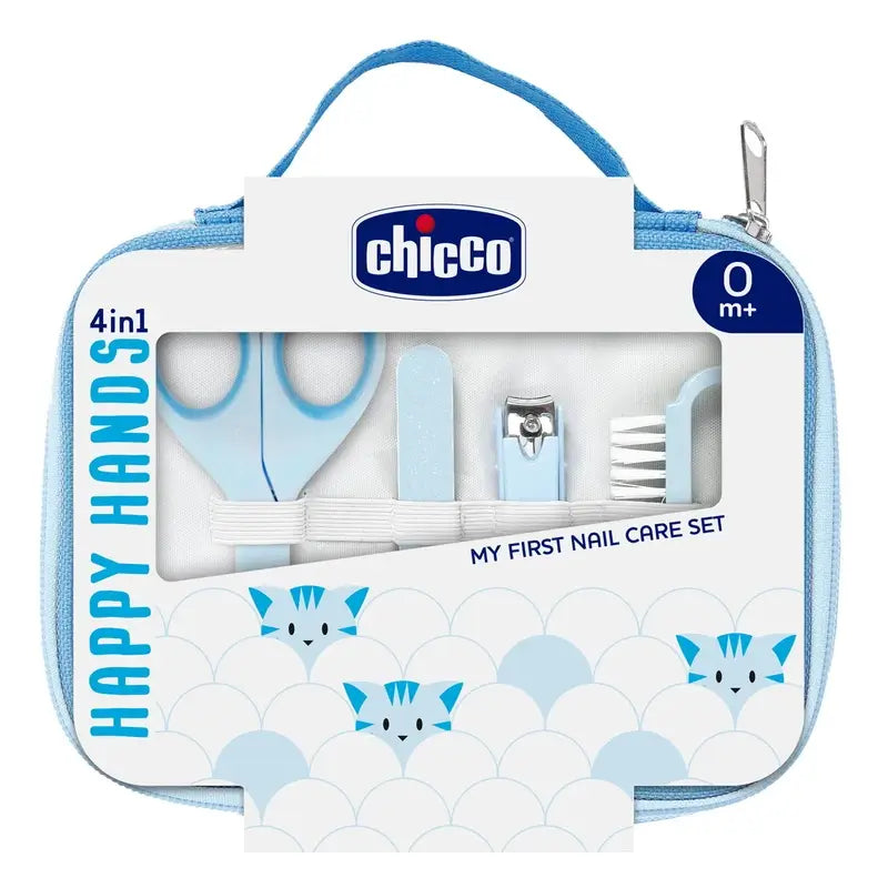 Chicco Happy Hands Nail Care Set Blue