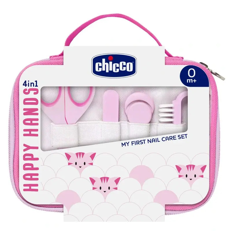 Chicco Happy Hands Nail Care Set Pink