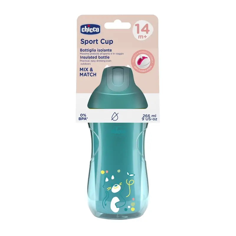 Chicco Sport Cup Thermal Tumbler 14M+ Blue