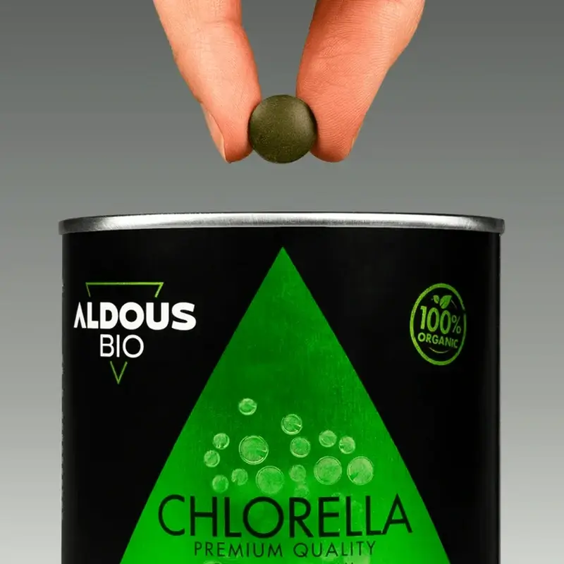 Aldous Chlorella and Spirulina Organic Premium, 600 units