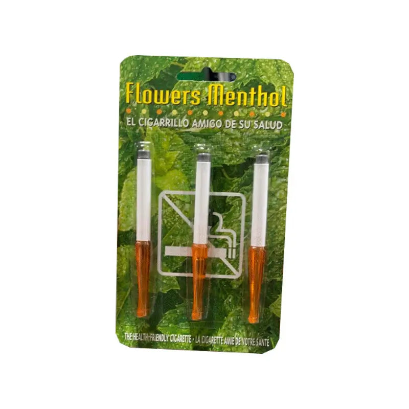 Flower Menthol Cigarettes, 3 pieces